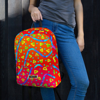 Warm Blaze Candy Rain Backpack from Sky Brundall Concepts