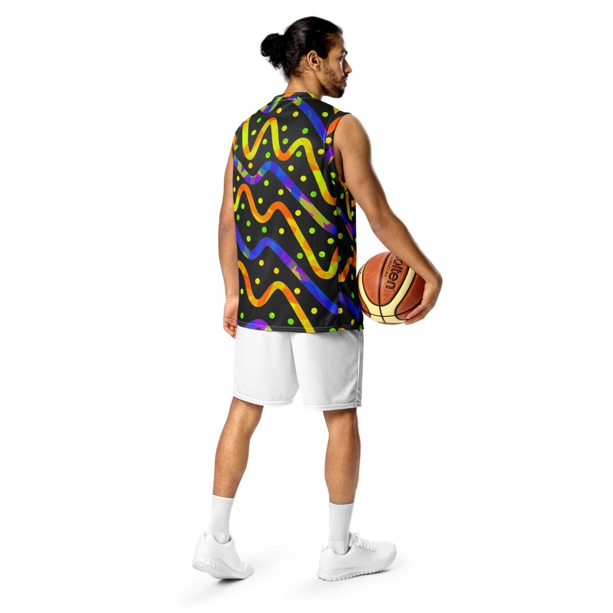 Thunder Burst Unisex Basketball Jersey from Sky Brundall Concepts