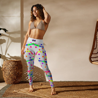 DWF Rainbow Fiesta Yoga Leggings from Sky Brundall Concepts