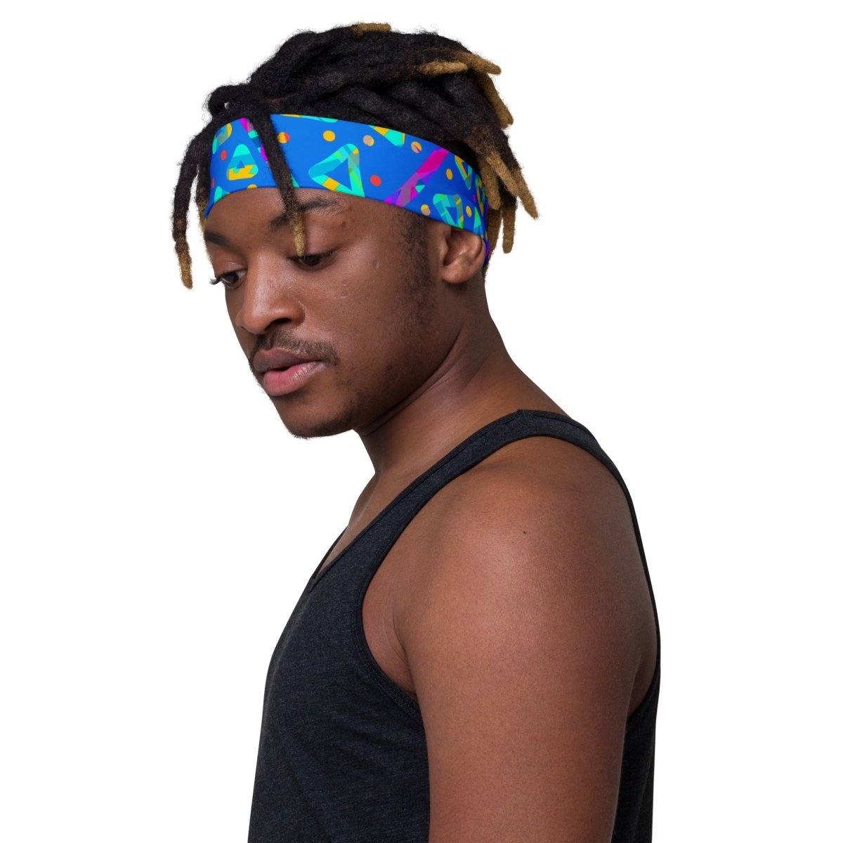 Electric Crumble Blue Headband from Sky Brundall Concepts