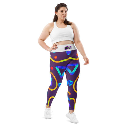 Arcade Crunch 1 Plus Size Leggings from Sky Brundall Concepts