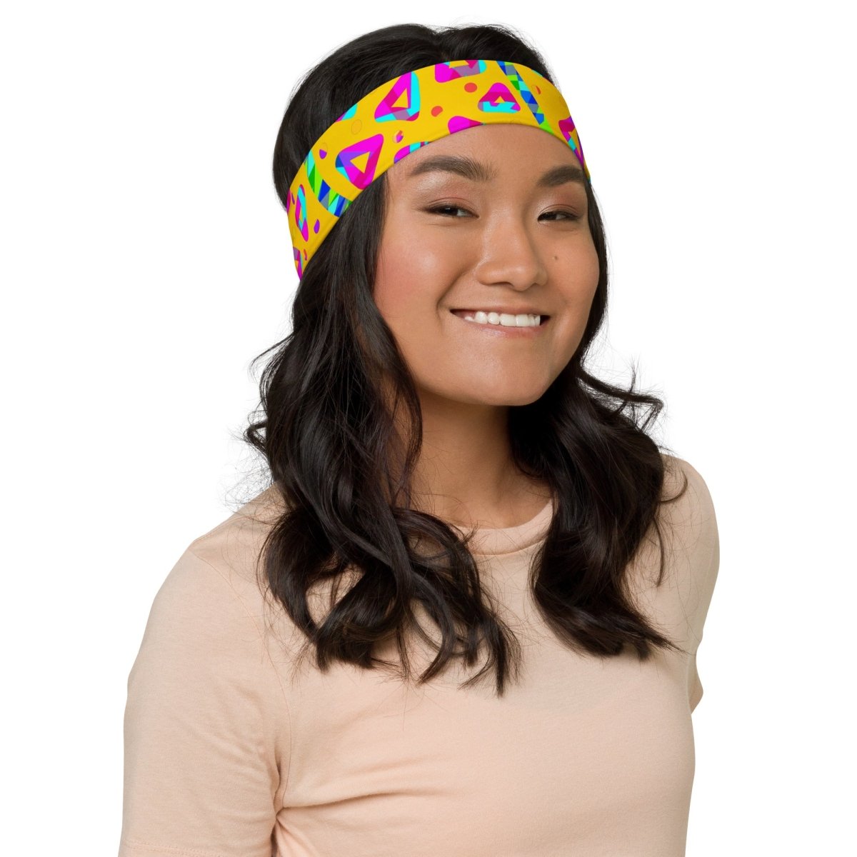Electric Crumble Yellow Headband from Sky Brundall Concepts