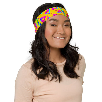 Electric Crumble Yellow Headband from Sky Brundall Concepts