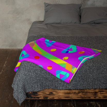 Cool Rush Candy Rain Throw Blanket from Sky Brundall Concepts