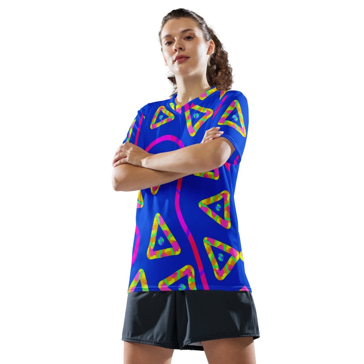 Urban Jump Blue Unisex Sports Jersey from Sky Brundall Concepts