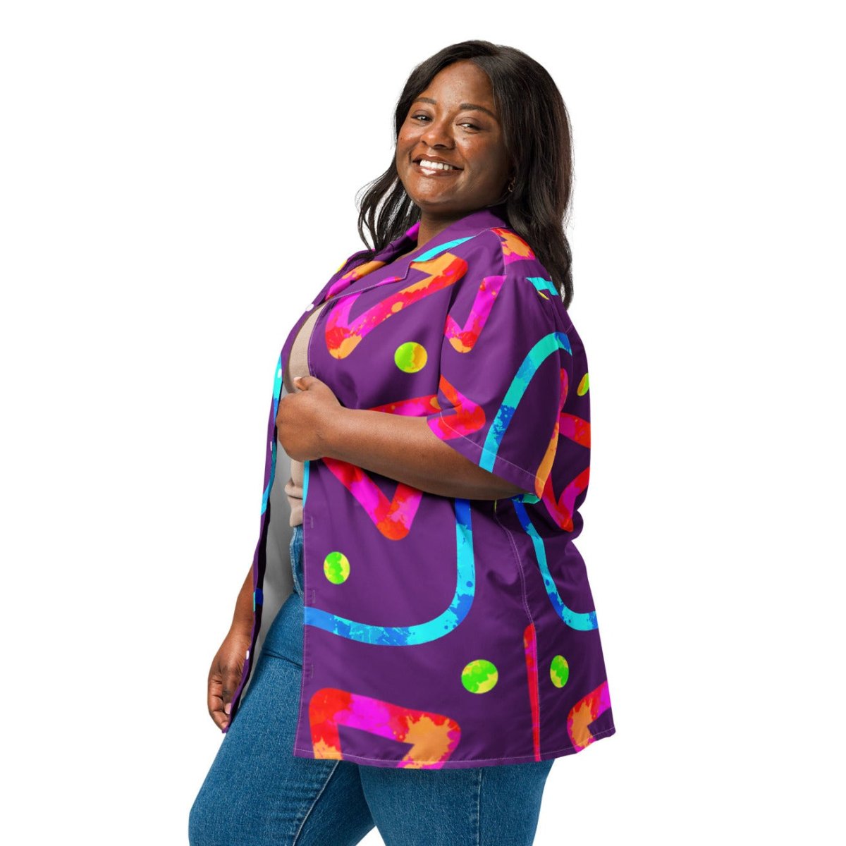Arcade Crunch 2 Unisex Button Shirt from Sky Brundall Concepts