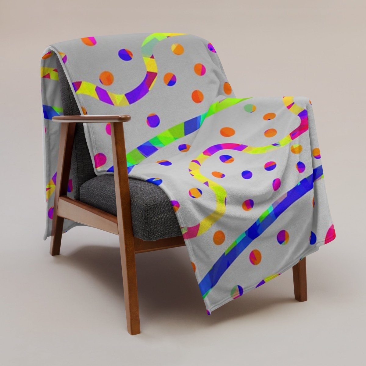 DWF Rainbow Fiesta Throw Blanket from Sky Brundall Concepts