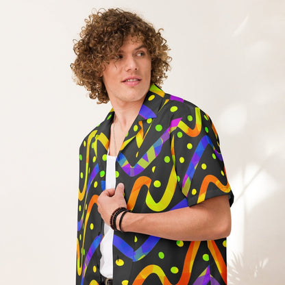 Thunder Burst Unisex Button Shirt from Sky Brundall Concepts
