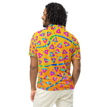 Electric Crumble Yellow Men’s Slim Fit Polo from Sky Brundall Concepts
