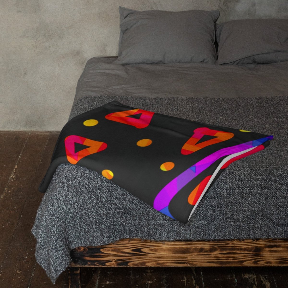 DWF Wild Energy Red Throw Blanket from Sky Brundall Concepts