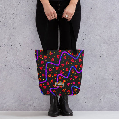 Dream Wave Festival Wild Energy Red Tote Bag from Sky Brundall Concepts