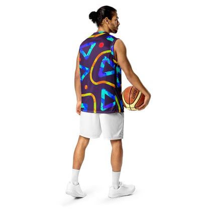 Dream Wave Festival - Arcade Crunch 1 Recycled Unisex Basketball Jersey from Sky Brundall Concepts