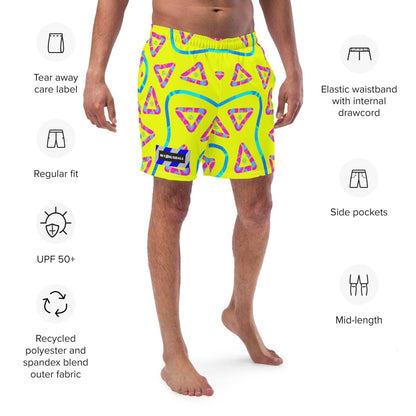 DWF Urban Jump Yellow Swim Trunks from Sky Brundall Concepts