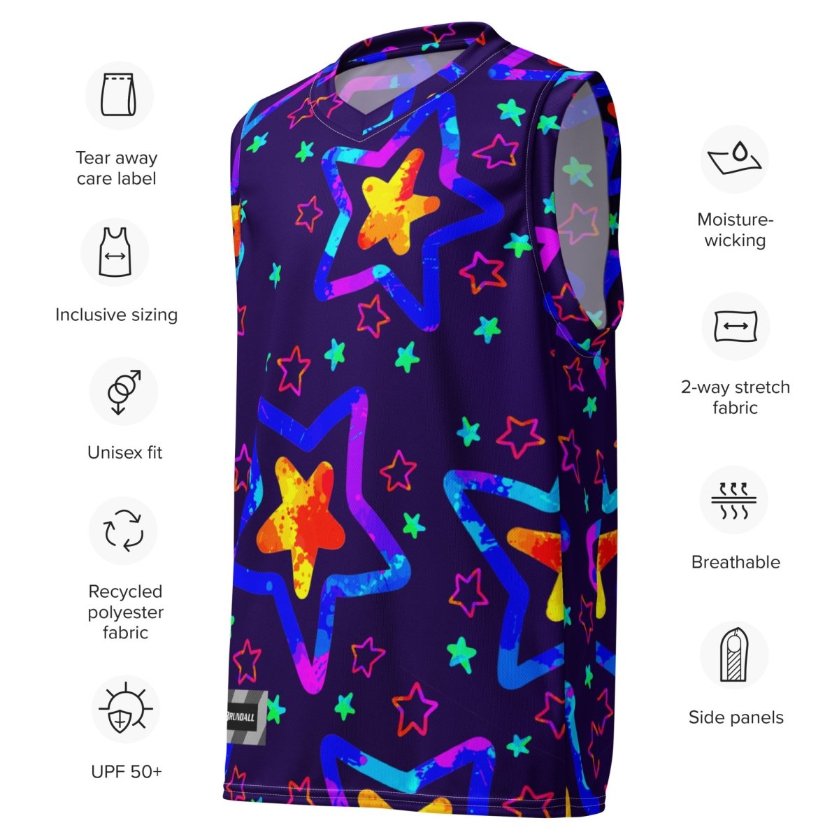 Starlight Delight Unisex Basketball Jersey from Sky Brundall Concepts