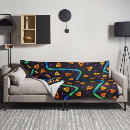 Wild Energy Orange Throw Blanket from Sky Brundall Concepts