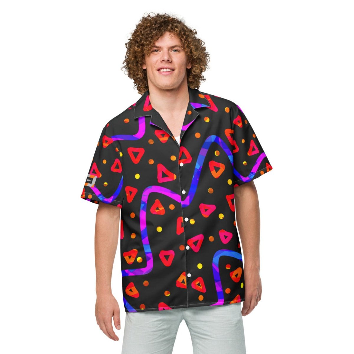 Wild Energy Red Unisex Button Shirt from Sky Brundall Concepts