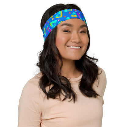 Electric Crumble Blue Headband from Sky Brundall Concepts