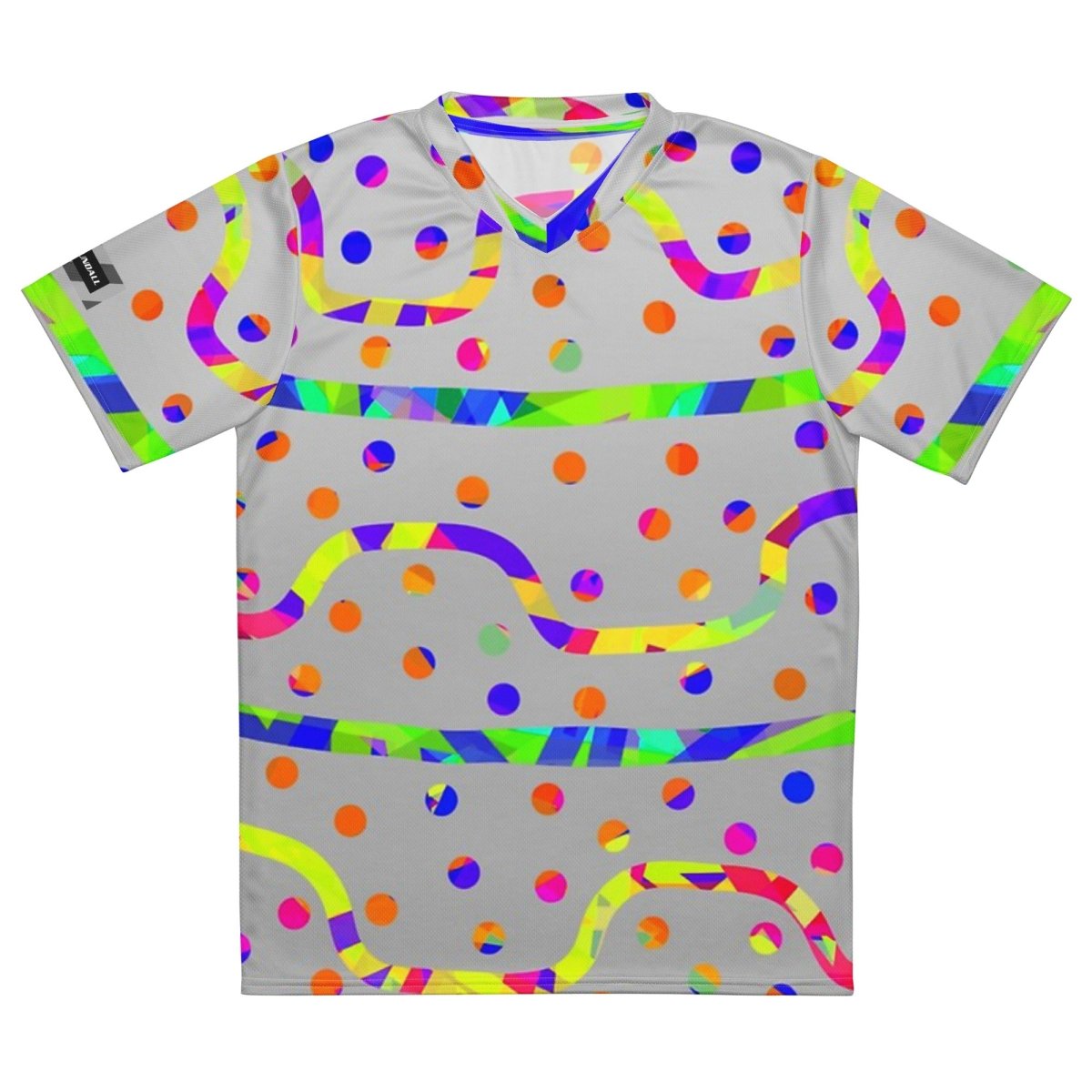 Rainbow Fiesta Unisex Sports Jersey from Sky Brundall Concepts