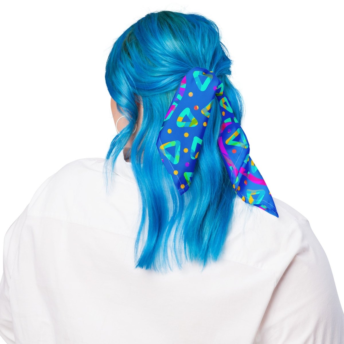 DWF Electric Crumble Blue Bandana from Sky Brundall Concepts