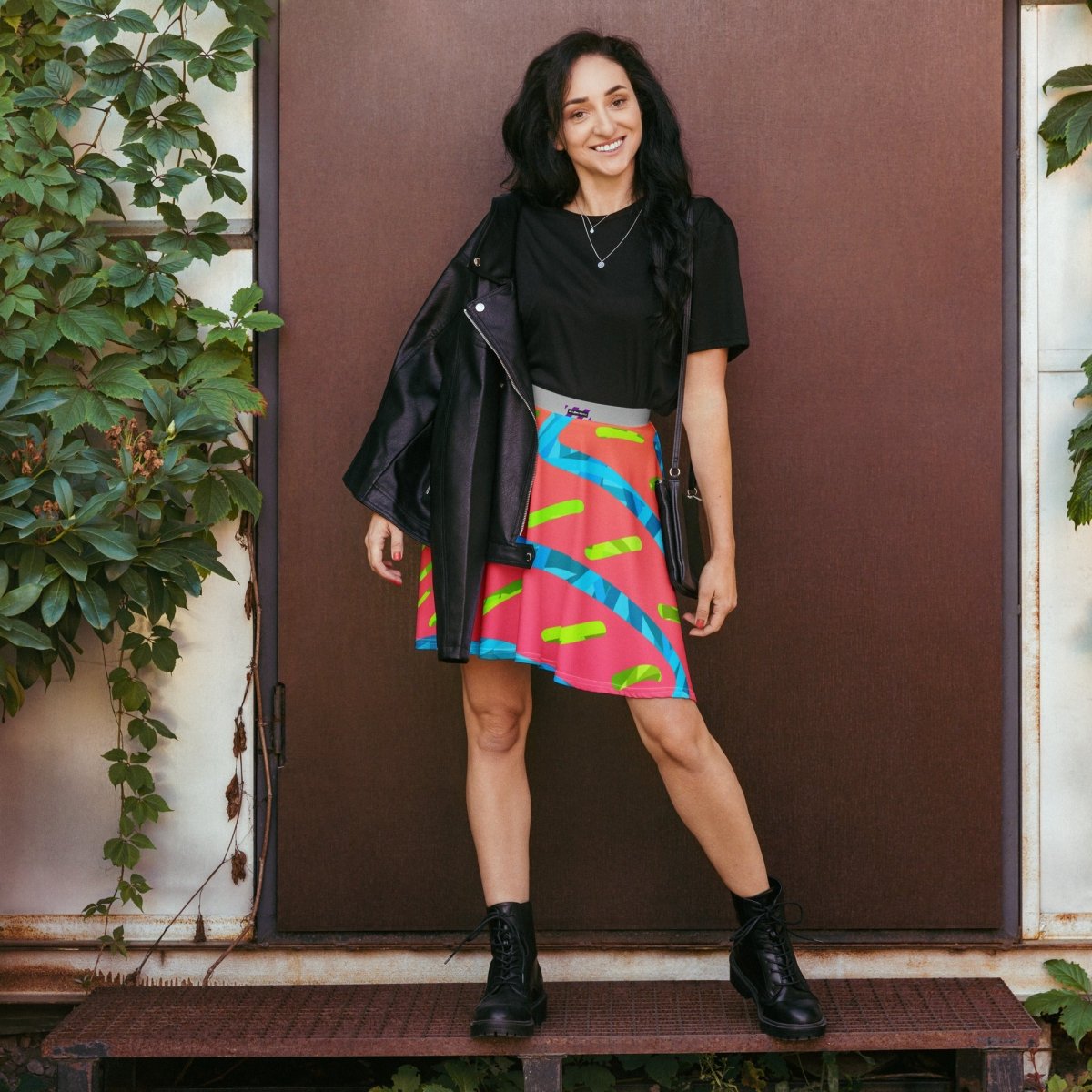 Dream Wave Festival Summer Buzz Skater Skirt from Sky Brundall Concepts