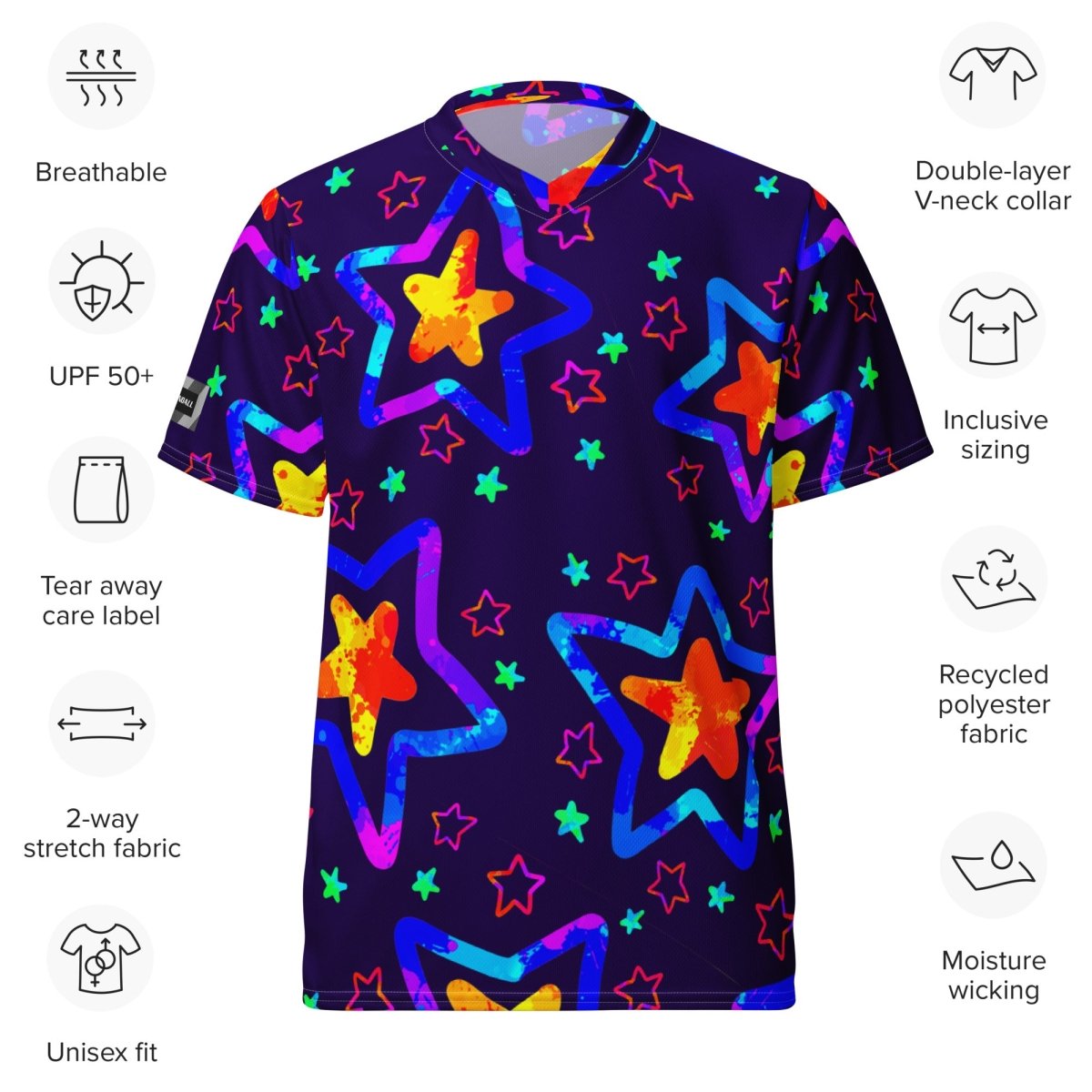Starlight Delight Unisex Sports Jersey from Sky Brundall Concepts