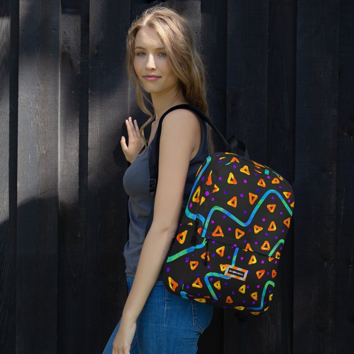 Wild Energy Orange Medium Backpack from Sky Brundall Concepts