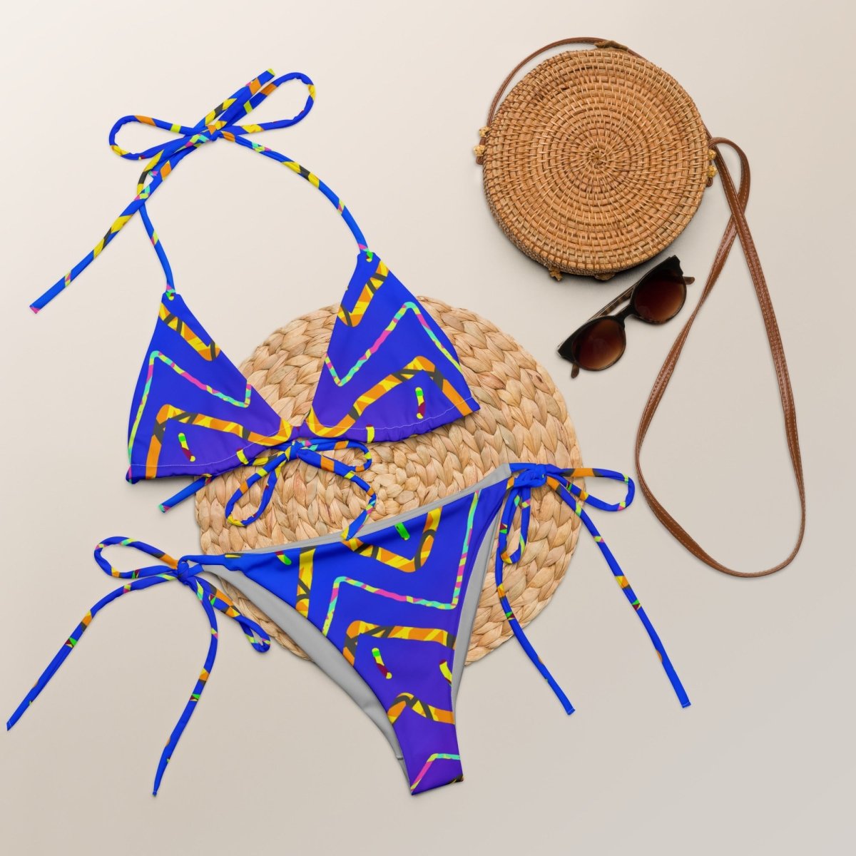 California Tiger String Bikini from Sky Brundall Concepts