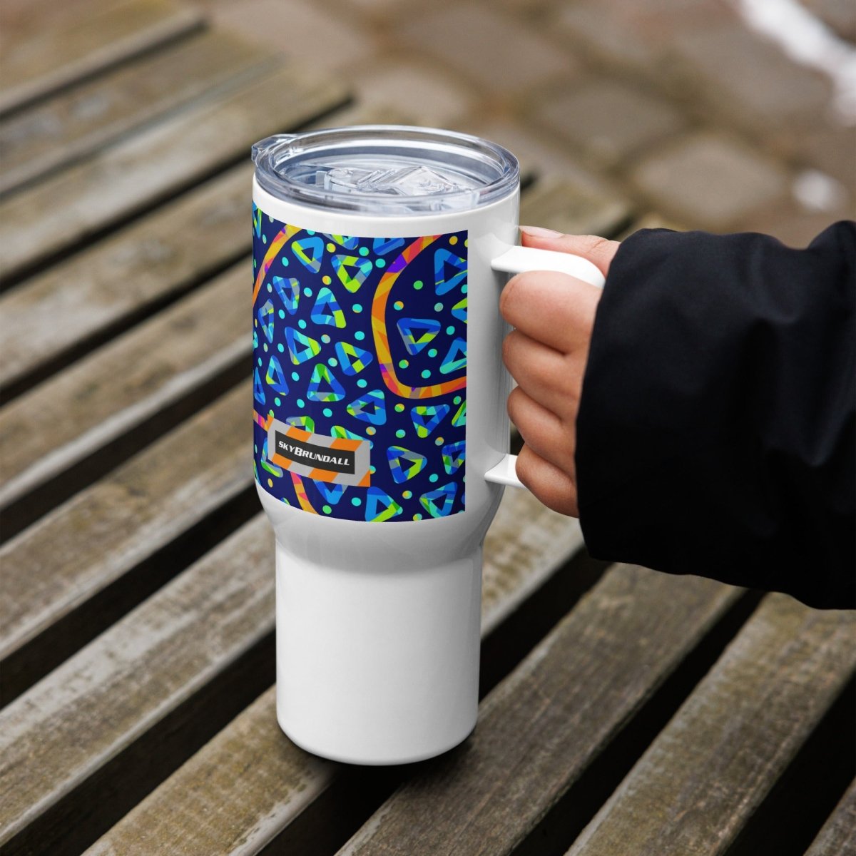 DWF Electric Crumble Travel Mug from Sky Brundall Concepts