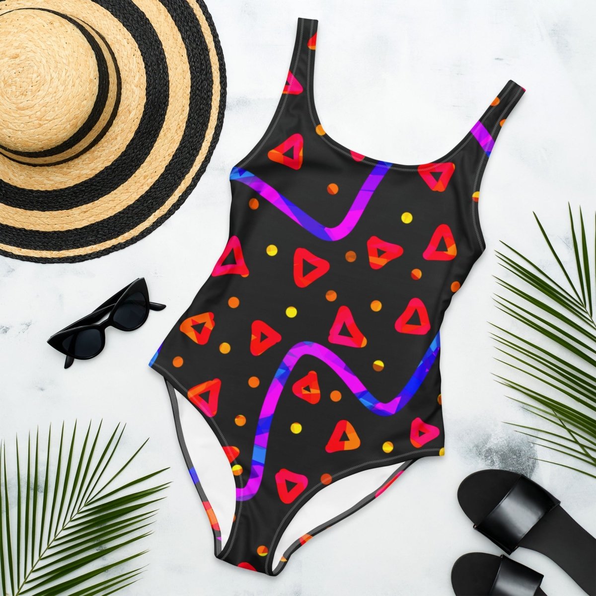Wild Energy Red One-Piece Swimsuit from Sky Brundall Concepts