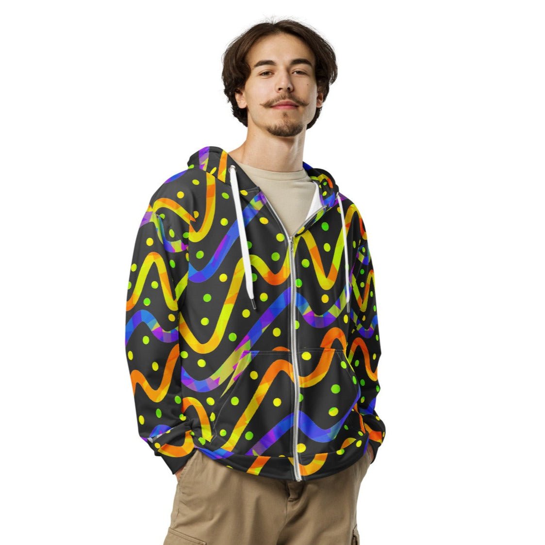 Thunder Burst Unisex Zip Hoodie from Sky Brundall Concepts