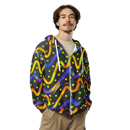 Thunder Burst Unisex Zip Hoodie from Sky Brundall Concepts