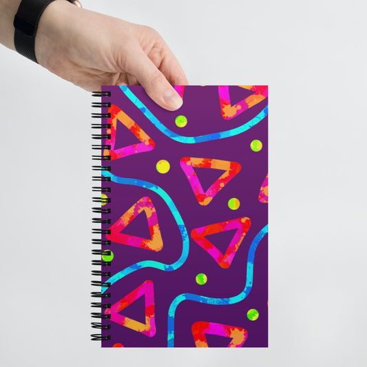 Dream Wave Festival - Arcade Crunch 2 Spiral Notebook from Sky Brundall Concepts