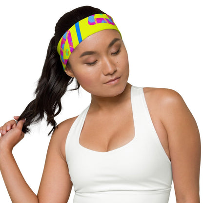DWF Urban Jump Yellow Headband from Sky Brundall Concepts