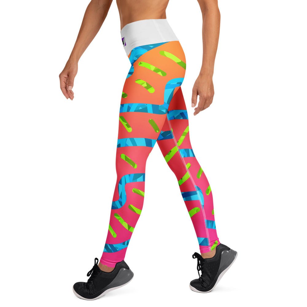 DWF - Summer Buzz Yoga Leggings from Sky Brundall Concepts