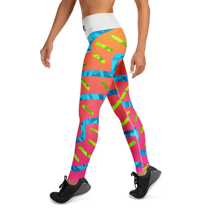 DWF - Summer Buzz Yoga Leggings from Sky Brundall Concepts