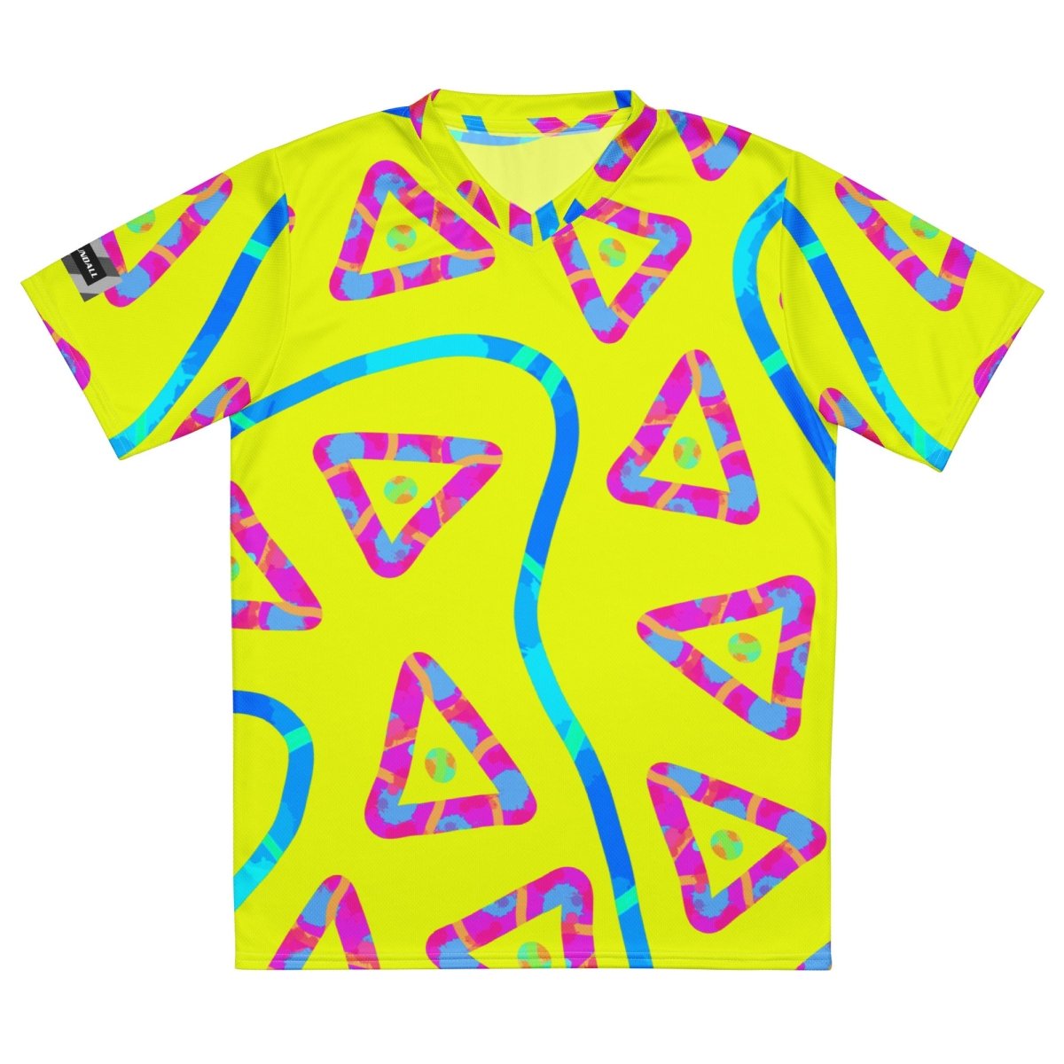 Urban Jump Yellow Unisex Sports Jersey from Sky Brundall Concepts