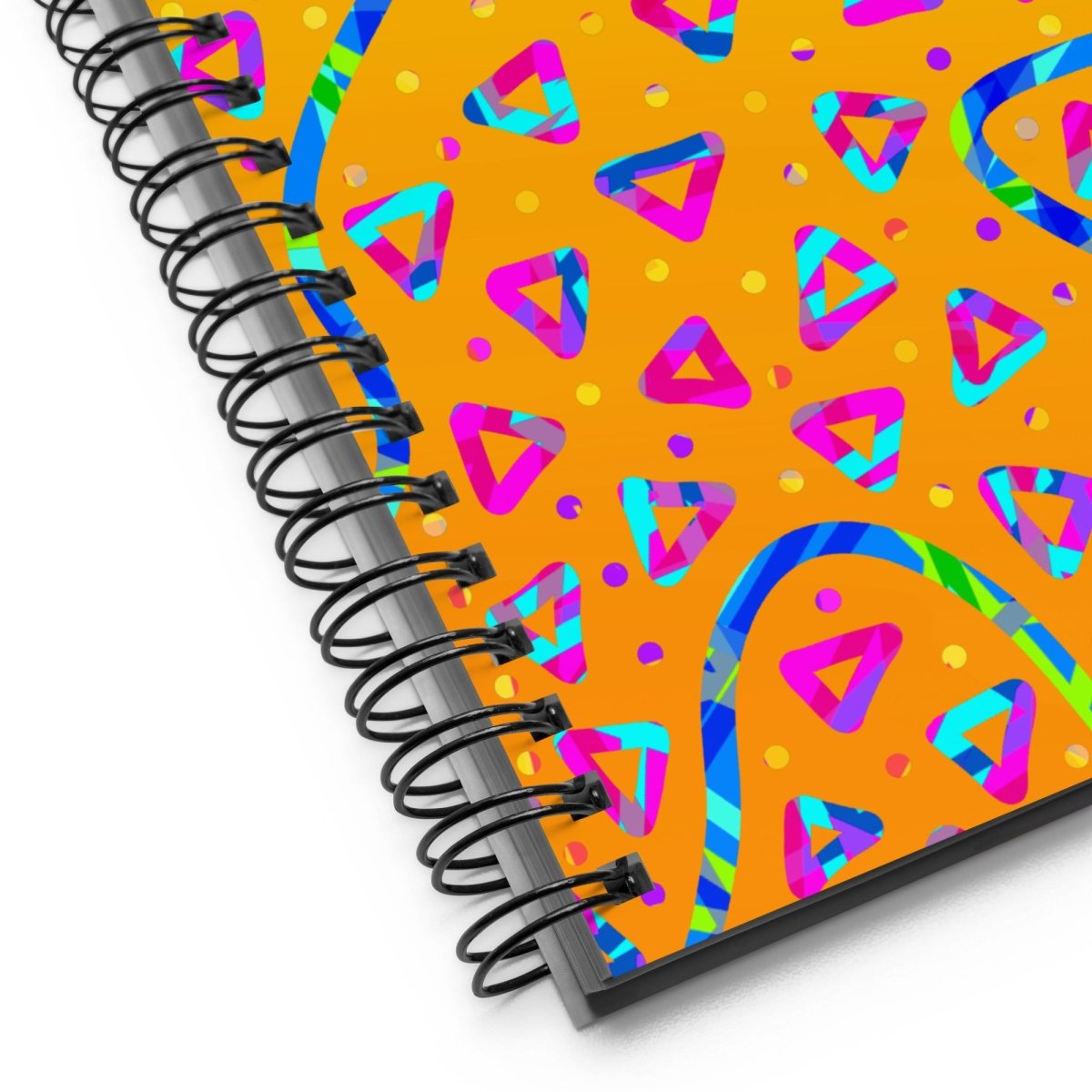 Electric Crumble Yellow Spiral Notebook from Sky Brundall Concepts