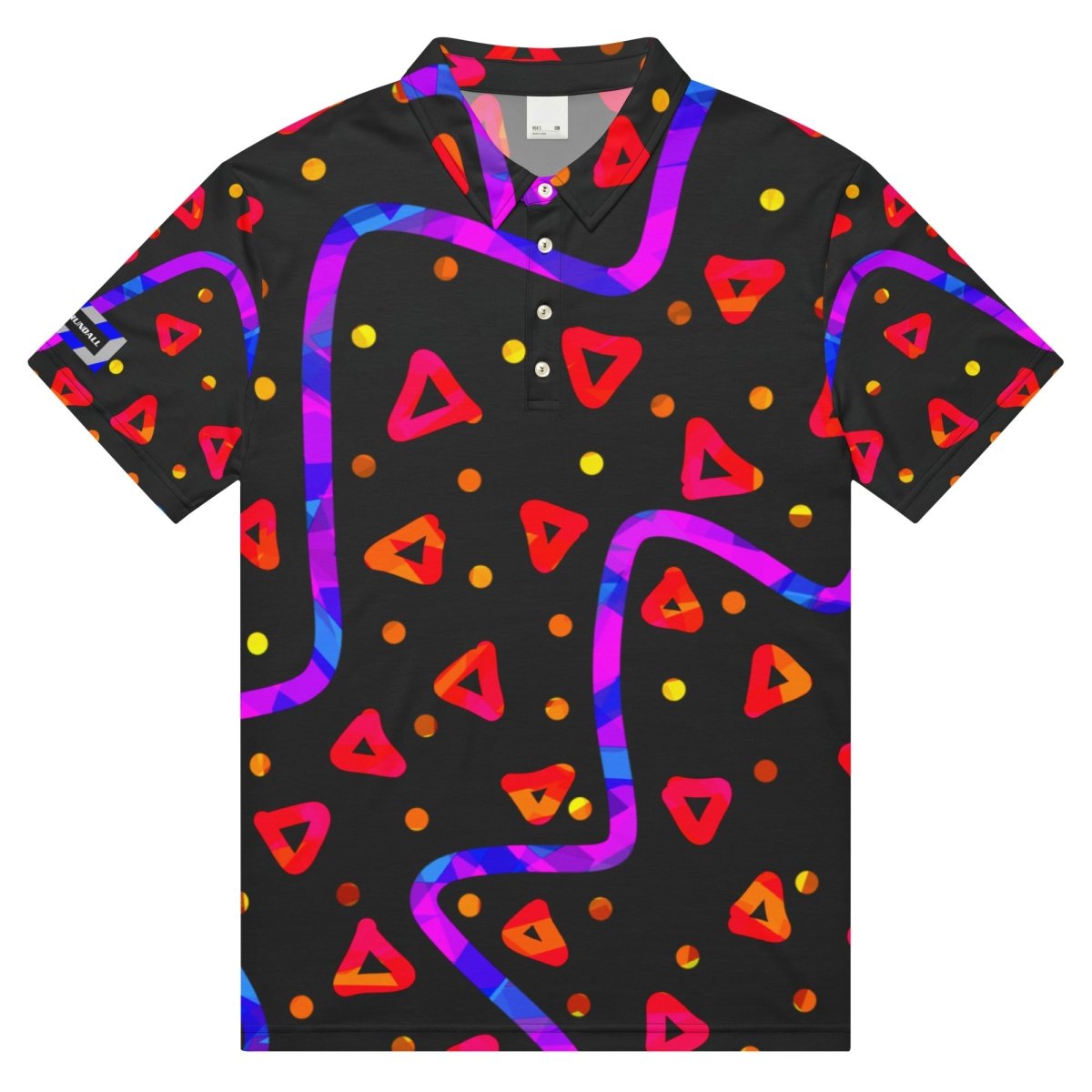 Wild Energy Red Men’s Slim Fit Polo from Sky Brundall Concepts