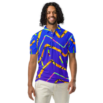 Dream Wave Festival - California Tiger Men’s Slim Fit Polo from Sky Brundall Concepts