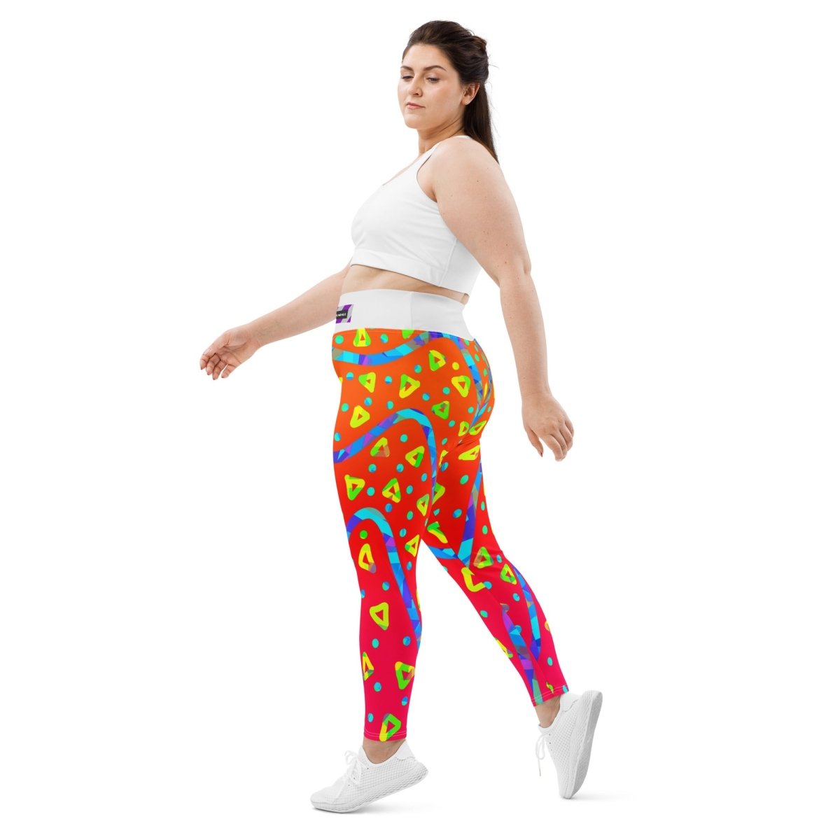 Warm Blaze Candy Rain Plus Size Leggings from Sky Brundall Concepts