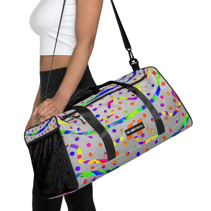 Dream Wave Festival Rainbow Fiesta Duffle Bag from Sky Brundall Concepts
