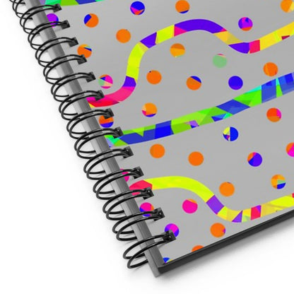 Rainbow Fiesta Spiral Notebook from Sky Brundall Concepts