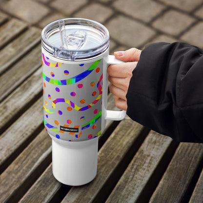 Dream Wave Festival Rainbow Fiesta Travel Mug from Sky Brundall Concepts