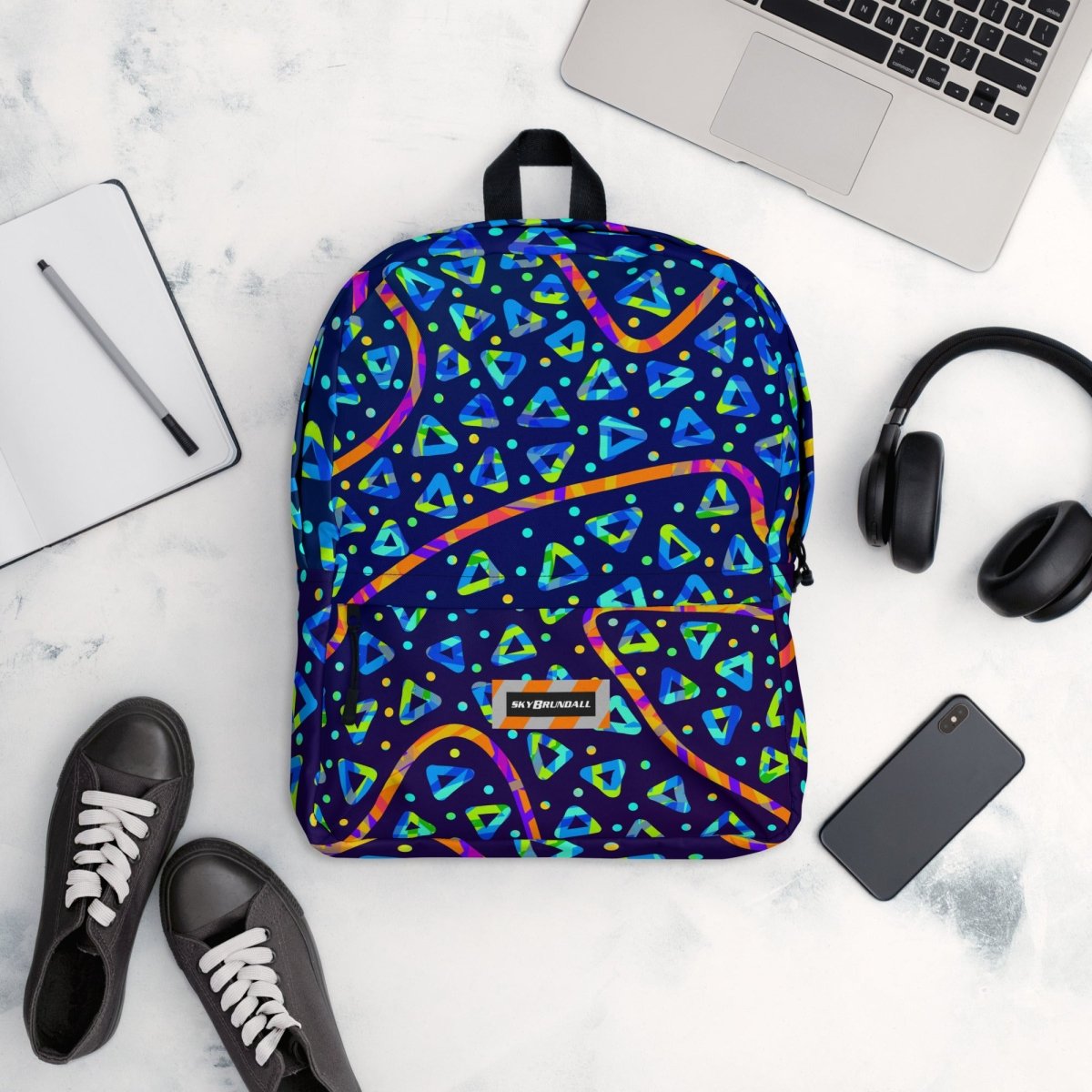 Dream Wave Festival - Electric Crumble 1 Backpack from Sky Brundall Concepts