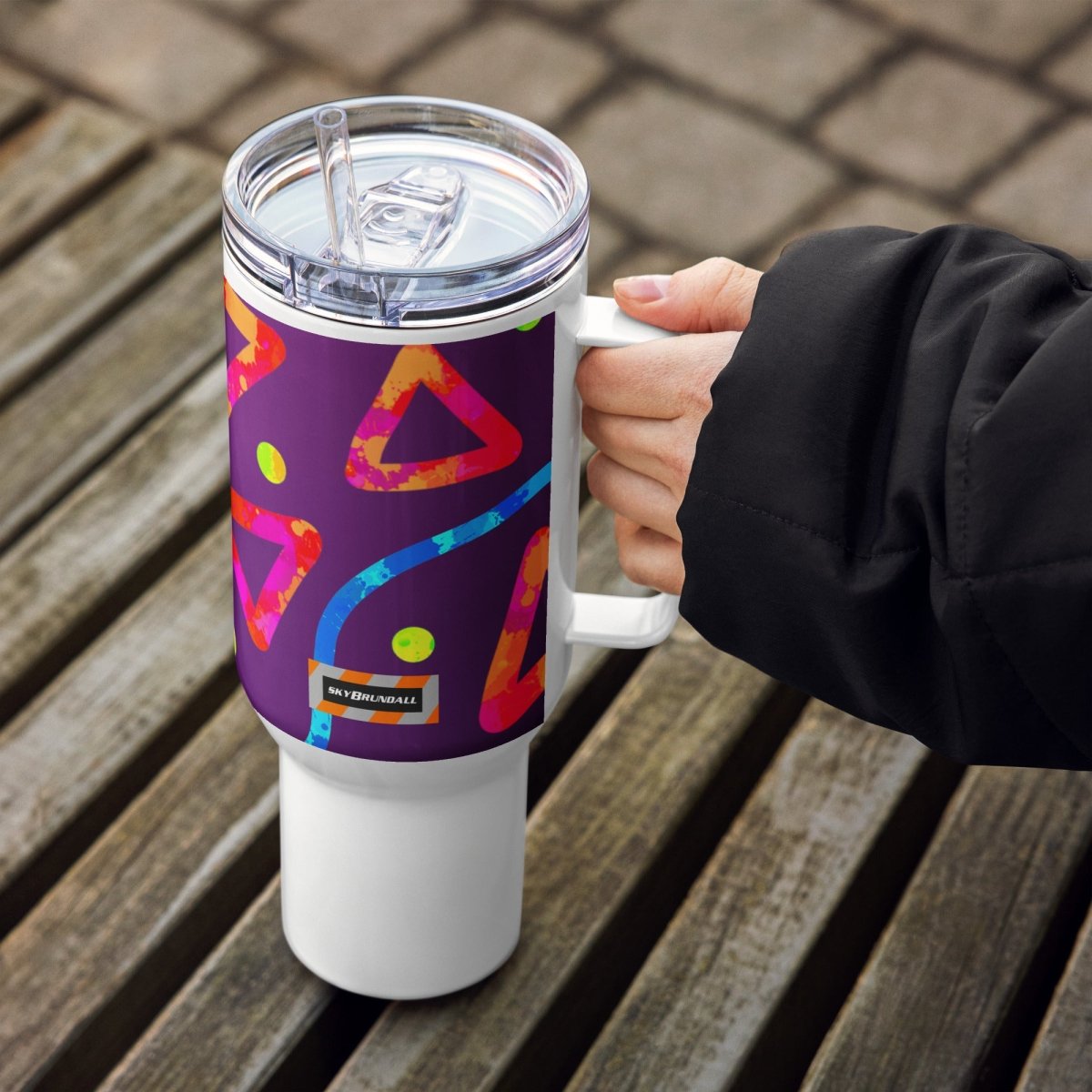 DWF Arcade Crunch 2 Travel Mug from Sky Brundall Concepts