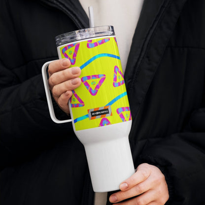 DWF Urban Jump Yellow Travel Mug from Sky Brundall Concepts