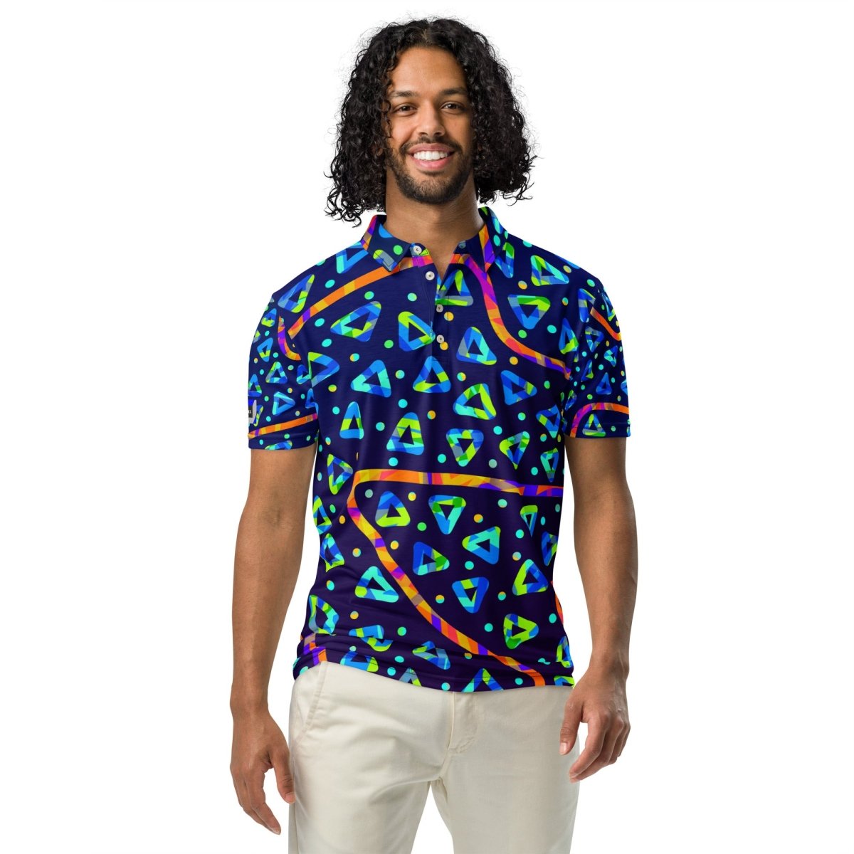 Electric Crumble Men’s Slim Fit Polo from Sky Brundall Concepts