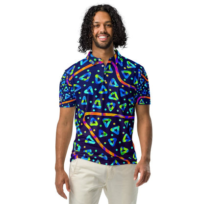 Electric Crumble Men’s Slim Fit Polo from Sky Brundall Concepts