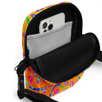 Electric Crumble Yellow Utility Crossbody Bag from Sky Brundall Concepts