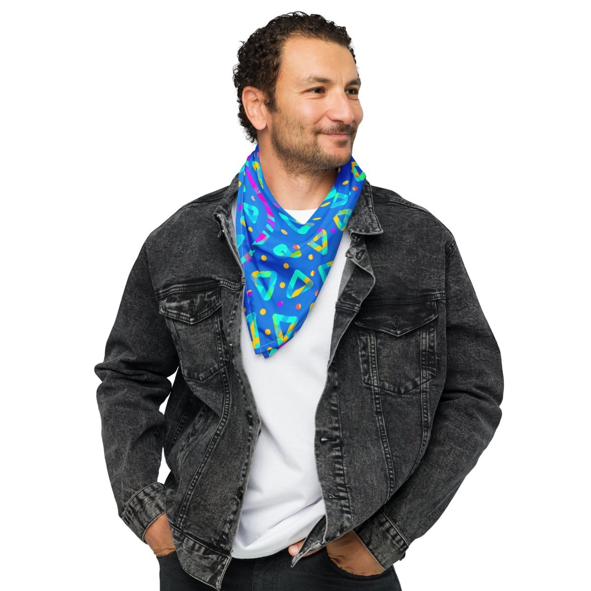 DWF Electric Crumble Blue Bandana from Sky Brundall Concepts